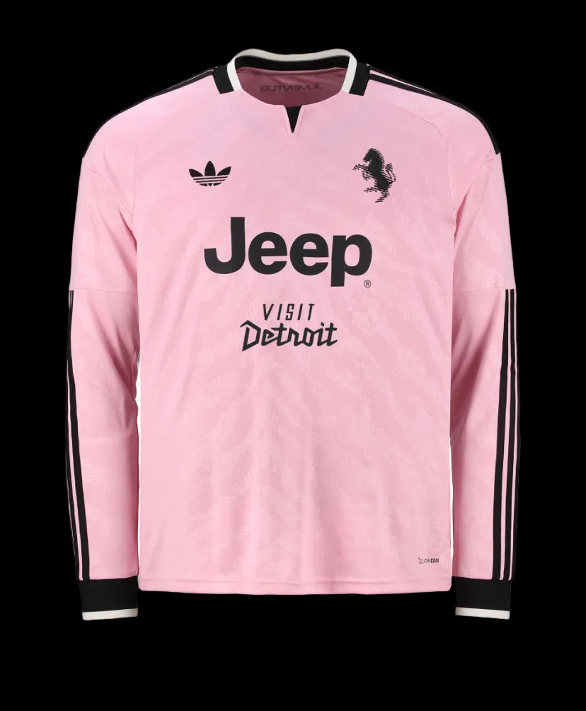 Bianco Neri Away Manica Lunga Player Version