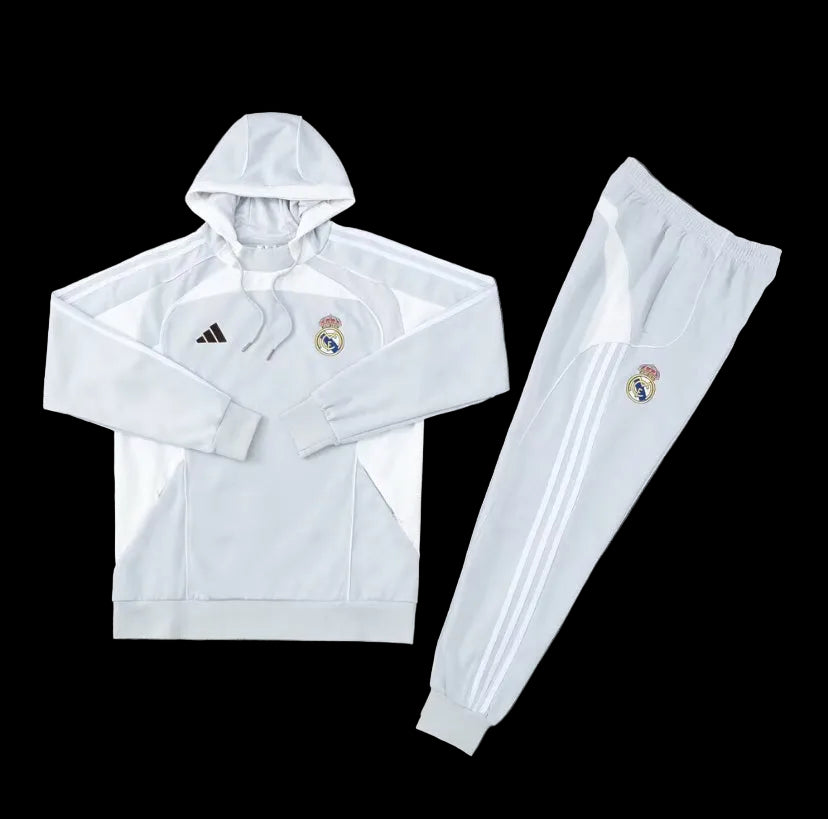 Tuta Real Madrid con cappuccio 25/26