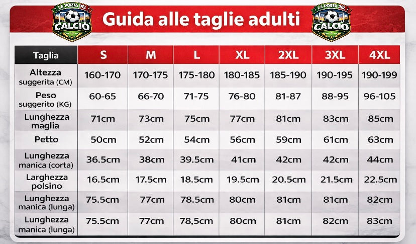Guida taglie