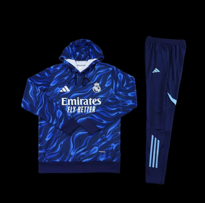 Tuta Real Madrid con cappuccio 25/26
