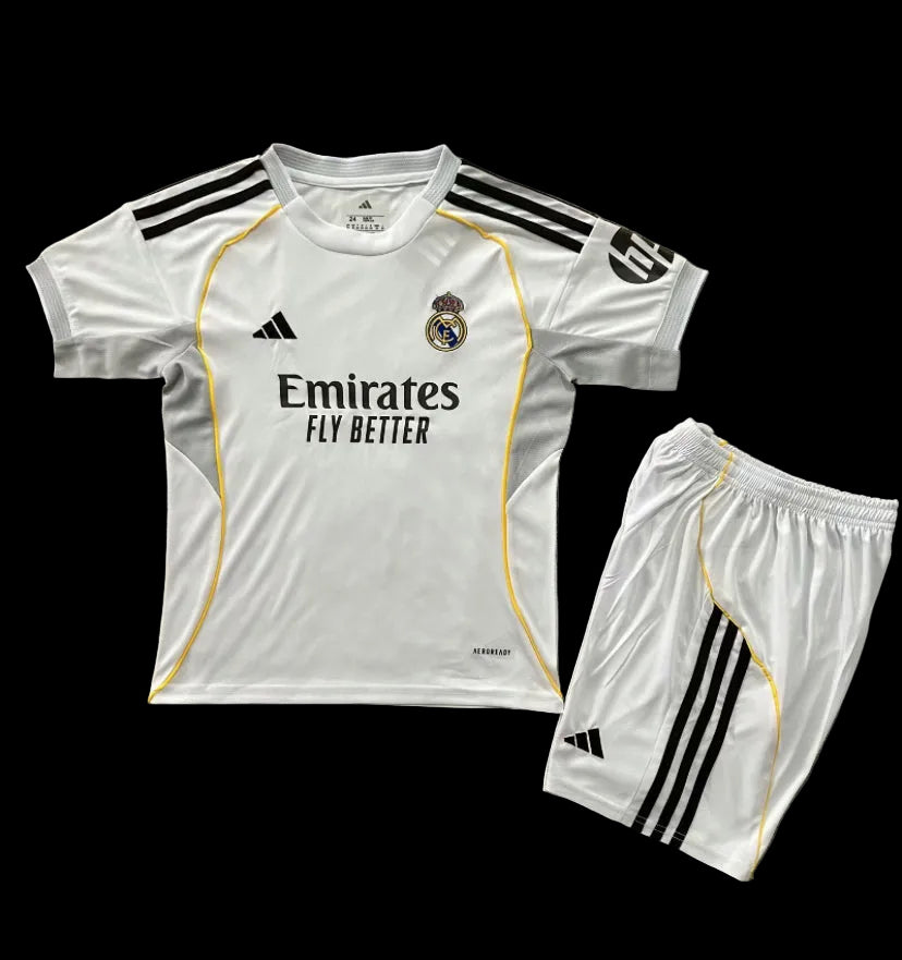Kit Bambino Real Madrid Home 25/26