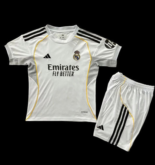 Kit Bambino Real Madrid Home 25/26